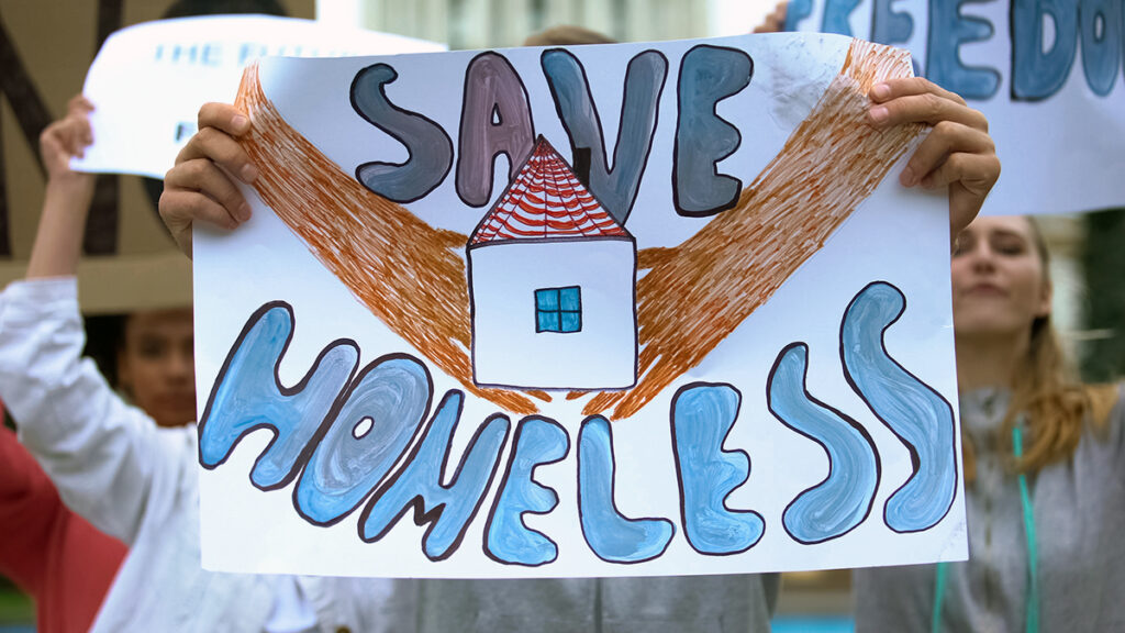 Save the Homeless Sign (Rev 1)